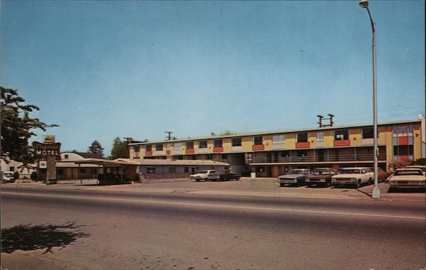 Flagstone Motel Port Angeles, WA Postcard