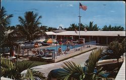 Danker Motel Court West on U.S. No. 41 5878-5888 S.W. 8th Street Postcard