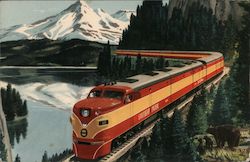 Southern Pacific Steamer "Shasta Daylight" Trains, Railroad Postcard Postcard Postcard