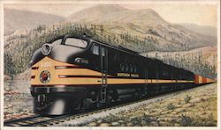 Northern Pacific Locomotive Locomotives Postcard Postcard Postcard