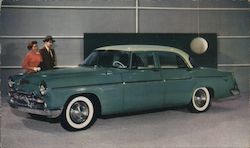 1955 De Soto Firedome V8 Four-Door Sedan Cars Postcard Postcard Postcard