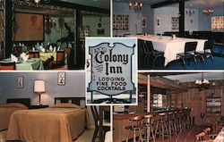 Colony Inn Lodging Fine Foods Cocktails Harrisburg, PA Postcard Postcard Postcard