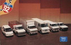 1992 Chevrolet Trucks and Vans Postcard