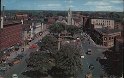 Public Square Looking East Postcard