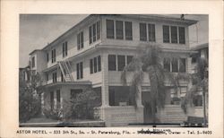 Astor Hotel St. Petersburg, FL Postcard Postcard Postcard