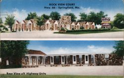 Rock View Court - Hwy. 66 - Springfield, Mo. Missouri Postcard Postcard Postcard