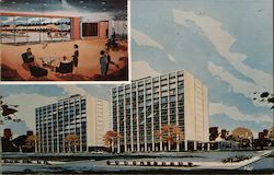 Parkway Towers Apartments Postcard