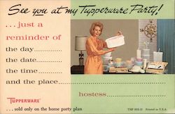 See You at My Tupperware Party! Postcard