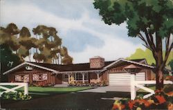 Country Ranch Home for $9,950 - Hickory Homes Costa Mesa, CA Postcard Postcard Postcard