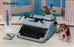 Olympia Model SM3 DeLuxe Typewriter Typewriters Postcard Postcard Postcard