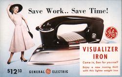 General Electric Visualizer Iron Postcard