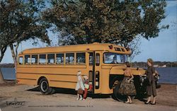 Excel School Bus Buses Postcard Postcard Postcard