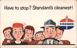 Have to Stop? Standard's Cleanest Advertising Postcard Postcard Postcard