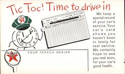 Texaco Car Service Reminder Postcard