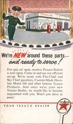 Texaco Station Postcard