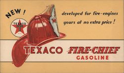 Texaco Fire-Chief Gasoline Advertising Postcard Postcard Postcard