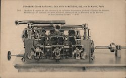 Steam Engine Exhibit, National Conservatory of Arts & Crafts Postcard