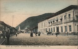 Hotel de Francia, Avenida de la Libertad Postcard