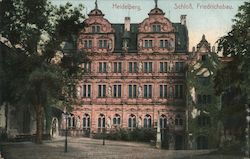 Friedrich Building, Heidelberg Castle Germany Postcard Postcard Postcard