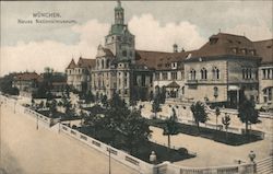 München Neues Nationalmuseum Postcard