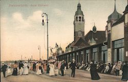 Spa House Promenade, Baltic Sea, Swinemünde Świnoujście, Poland Eastern Europe Postcard Postcard Postcard