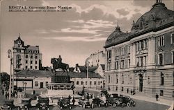 Prince Mihailo Monument, Republic Square Belgrade, Serbia Eastern Europe Postcard Postcard Postcard