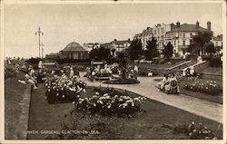 Sunken Gardens, Clacton-on-Sea Postcard