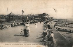 Esplanade looking East, showing Band Stand Bognor, United Kingdom Postcard Postcard Postcard