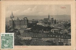 Panorama of Teplitz Postcard