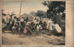 Outdoor Preaching, Garo Hills, Assam Postcard