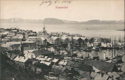 View of Hammerfest, Island of Kvaløya Postcard