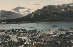 Panorama of Tromsø Norway Postcard Postcard Postcard