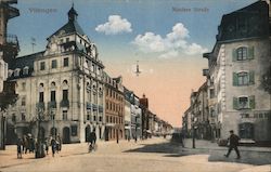 Villingen - Niedere Strasse Postcard