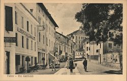 Feltre - Via Garibaldi Italy Postcard Postcard Postcard