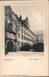 Würzburg Alte Universitat Postcard