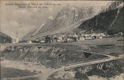 Grand Panorama of Borca di Cadore, Mount Antelao Postcard