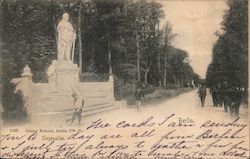 Siegesallee Boulevard Postcard