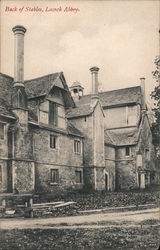 Back of Stables, Lacock Abbey England Bath Postcard Postcard Postcard