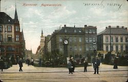 Aegidientorplatz - "Aegi Square" Postcard