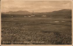 Snowdonian Range from the Links Harlech, Wales Postcard Postcard Postcard