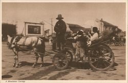 A Manchukuo Carriage China Postcard Postcard Postcard