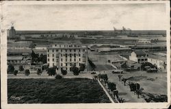 Un Coin du Port et les Travaux Publics Postcard