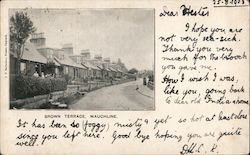 Brown Terrace, Mauchline Parish Postcard