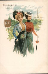 Frankreich (Paris) French Women Postcard