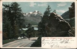 An der Strasse nach Silvaplana Switzerland Postcard Postcard Postcard