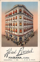 Habana Cuba Hotel Bristol Postcard