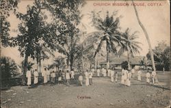 Church Mission House Cotta, Ceylon Southeast Asia Postcard Postcard Postcard