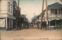 Benten-Dori Street Yokohama, Japan Postcard Postcard Postcard