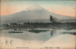 Fuji from Isuzu River Postcard