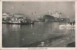 The Center Pier at Yokohama Port Postcard